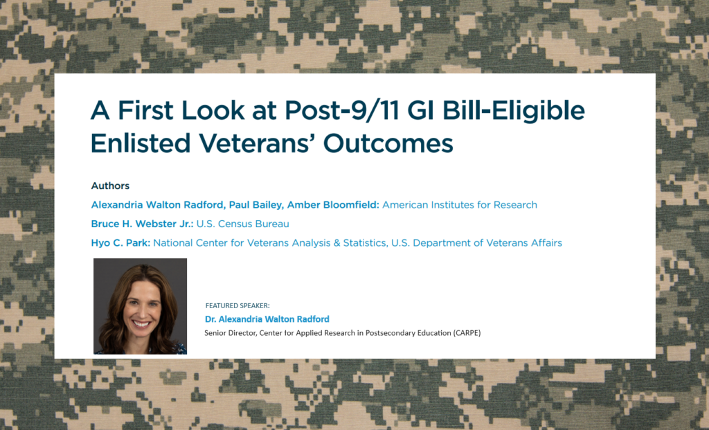 Post 911 Gi Bill Outcomes Briefing Veterans Education Success 8475